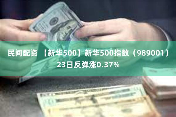 民间配资 【新华500】新华500指数（989001）23日反弹涨0.37%