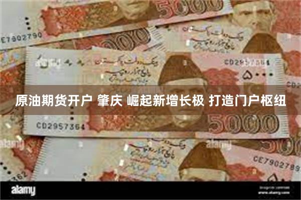 原油期货开户 肇庆 崛起新增长极 打造门户枢纽